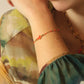 Bracelet Cruz Castelo — Orange