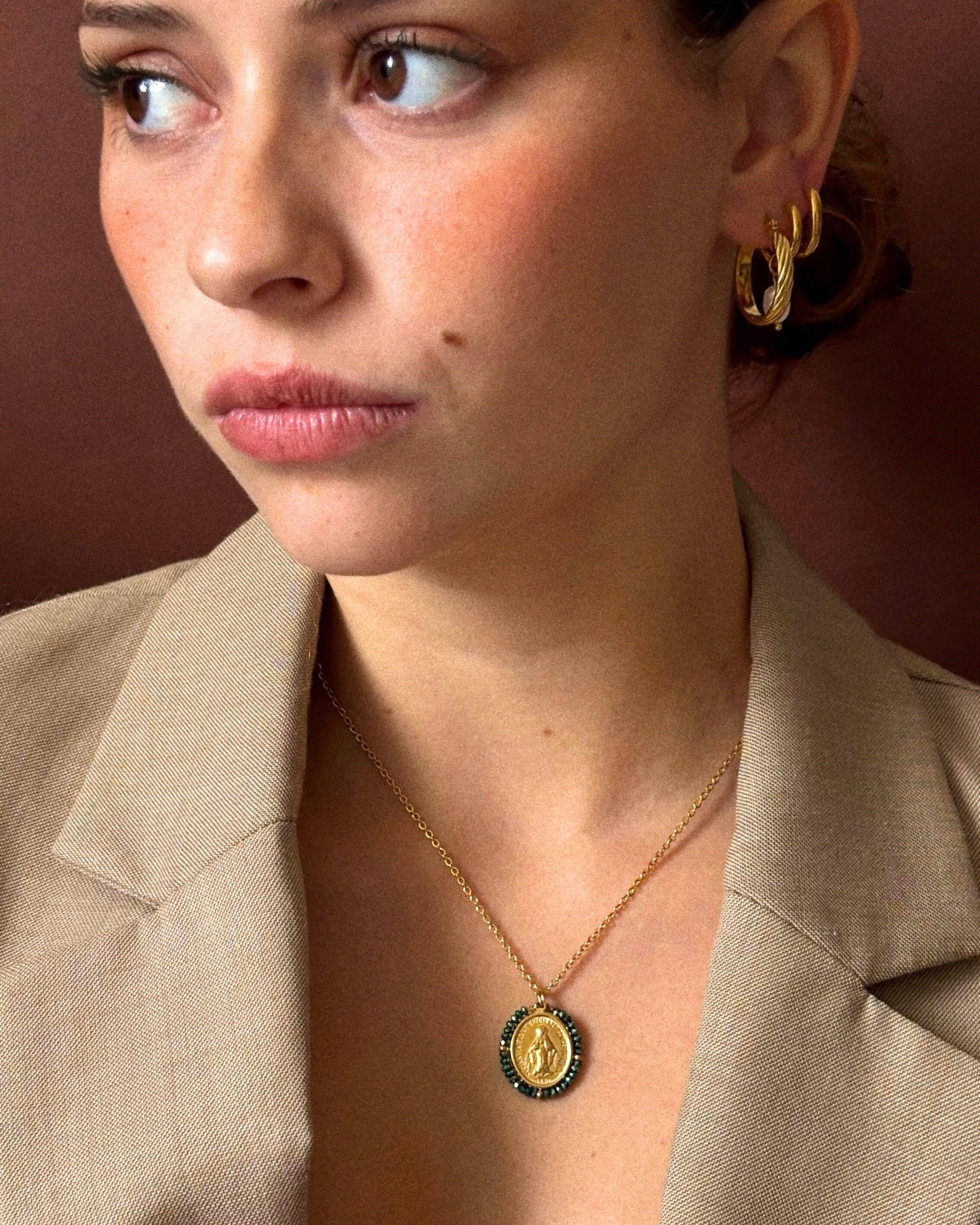 Santa Maria — Necklace Shiny Azul