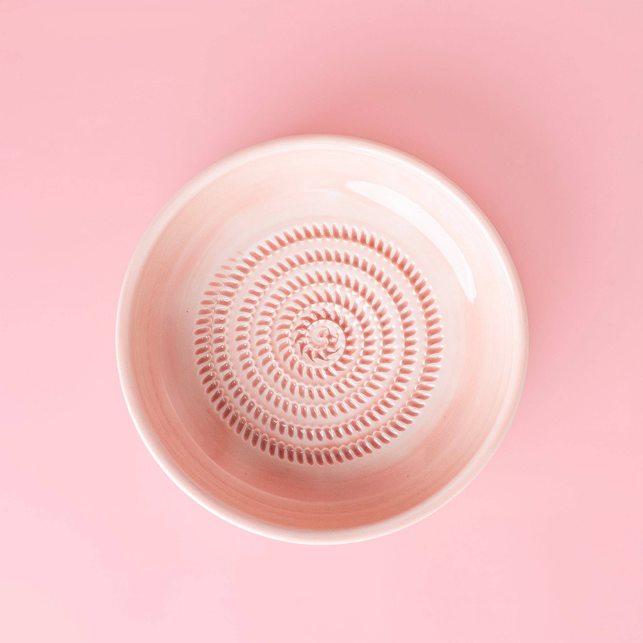 Large Ceramic Garlic Grater Plate — Valentina