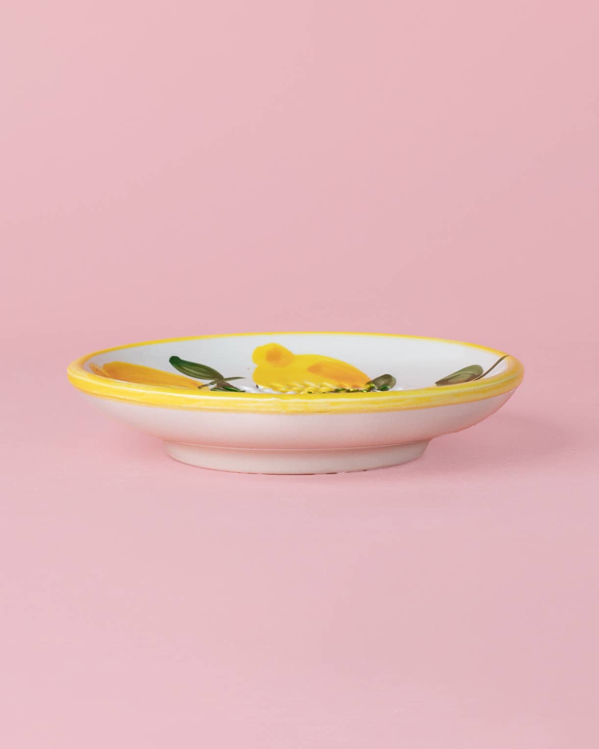 Small Ceramic Garlic Grater Plate — Limone