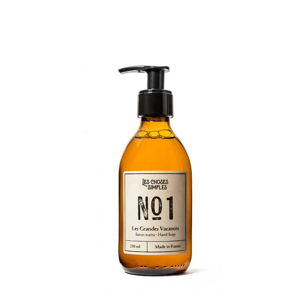 Hand & Body Soap -Nr1 Amber (250 Ml, Glass Bottle)