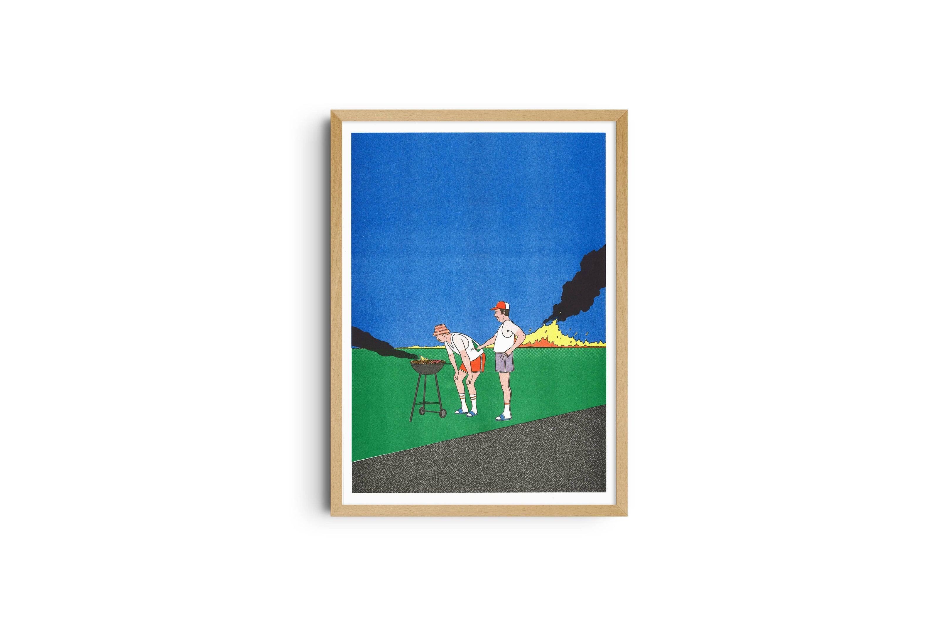 A3 Poster - Simon Bailly - Barbeuc