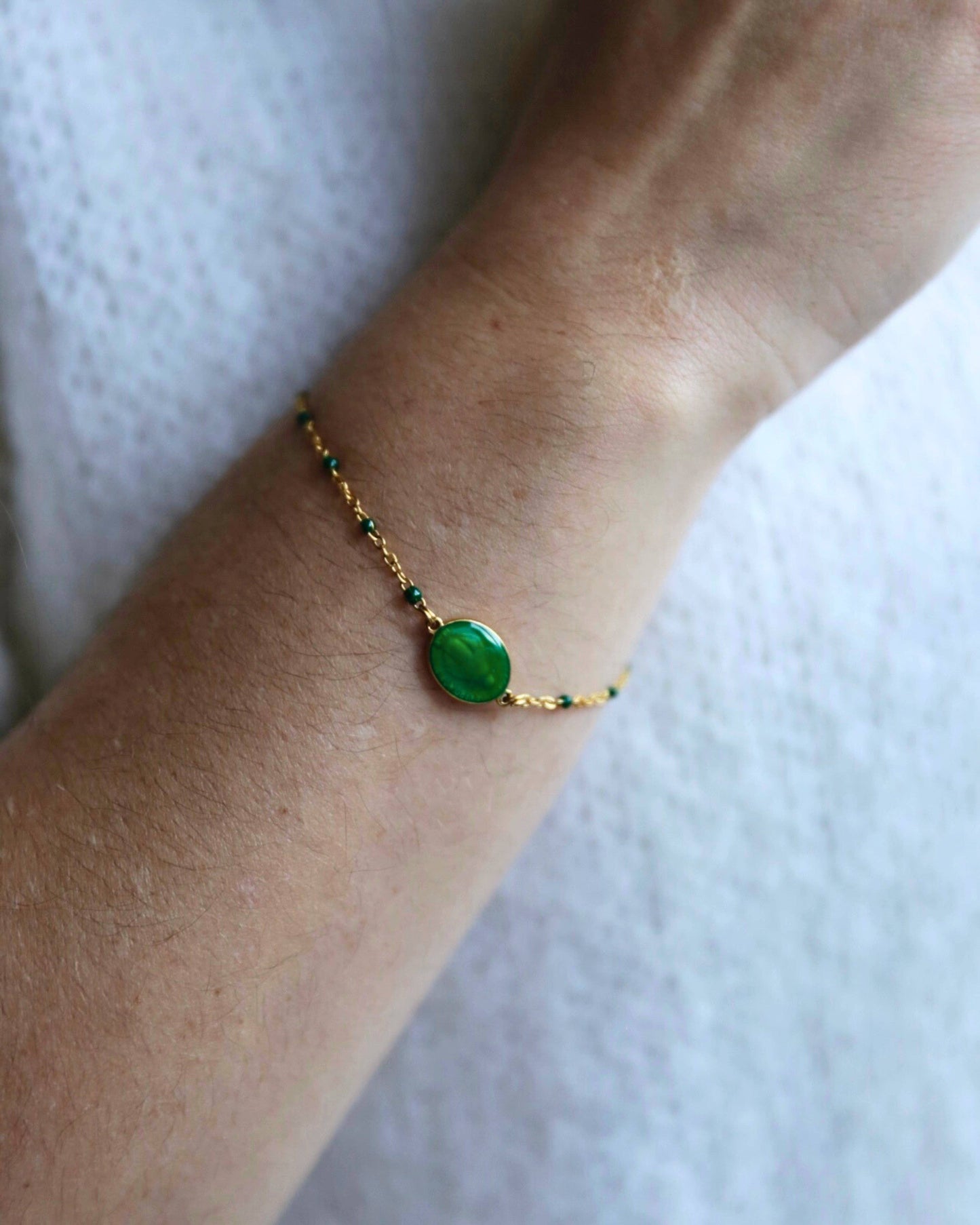 Santa Maria — Bracelet Forest Green