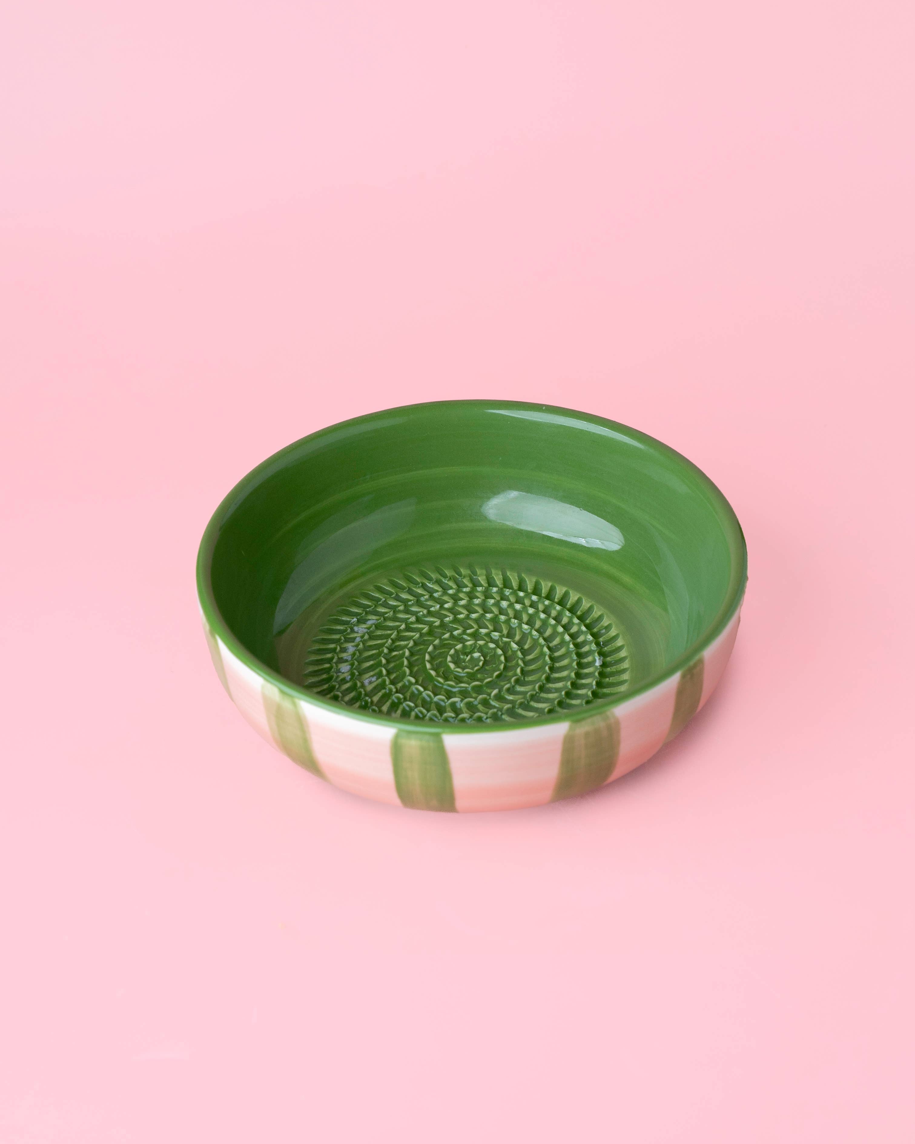 Medium Ceramic Garlic Grater Plate — Elizabeth