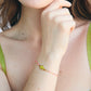 Bracelet Cruz Castelo — Pink & Amarelo