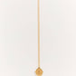 Santa Maria Bora Bora — golden medal necklace with stones