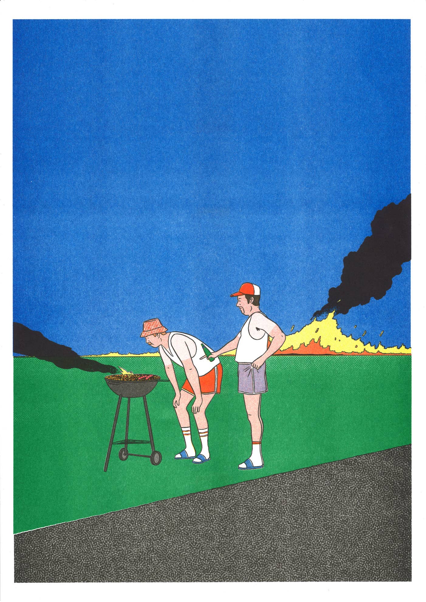 A3 Poster - Simon Bailly - Barbeuc