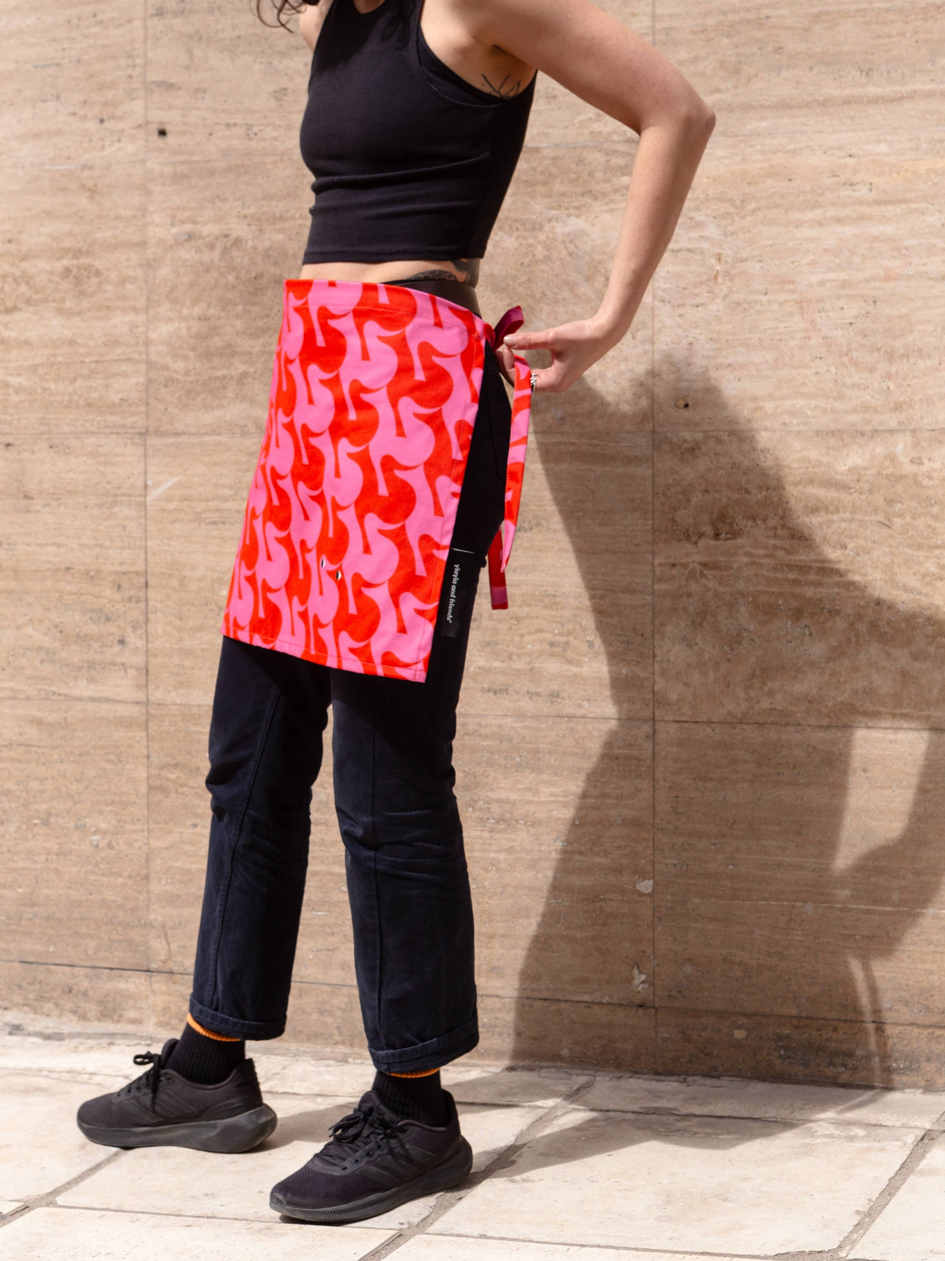 Friends fit together apron