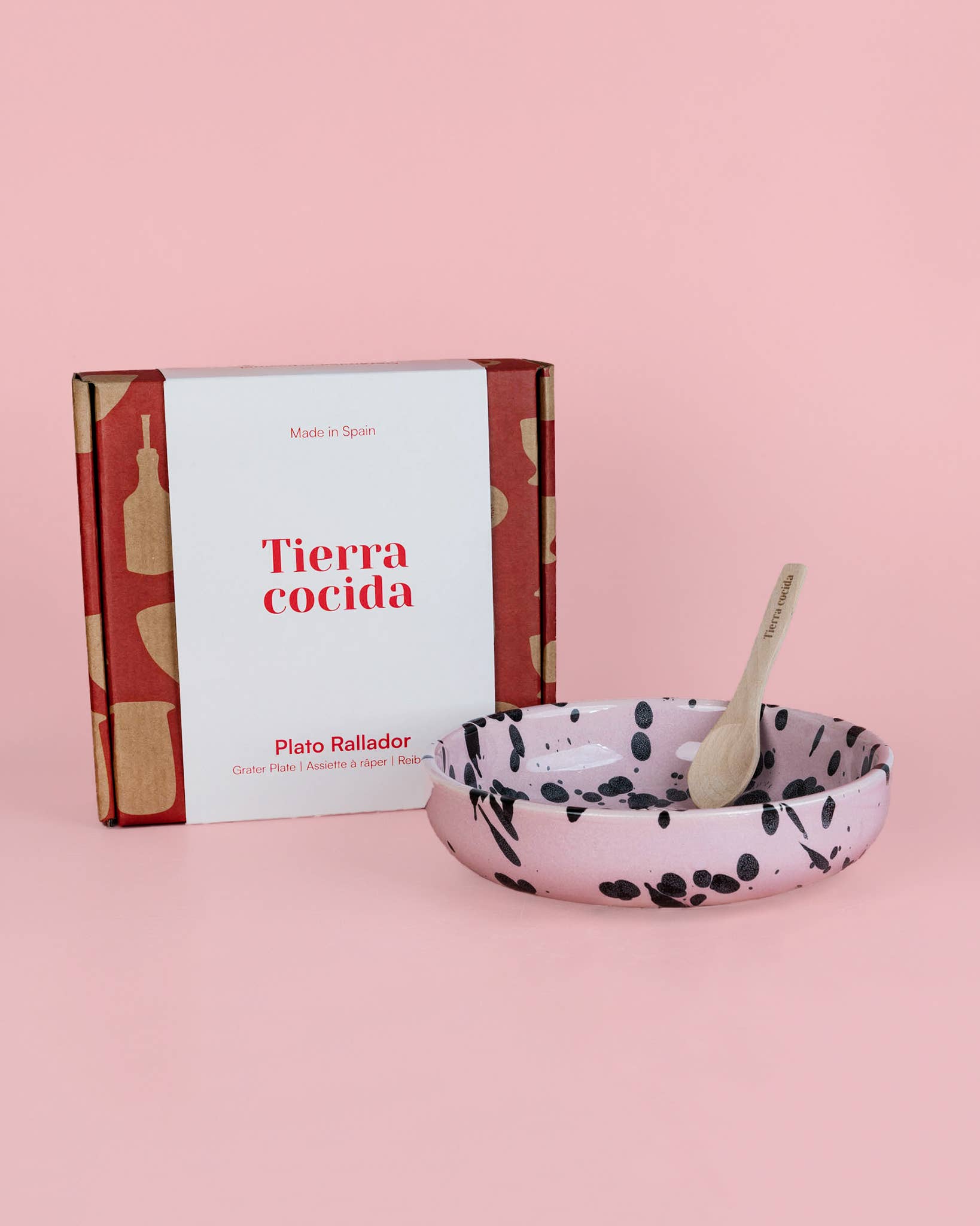 Large Ceramic Garlic Grater Plate — Cósmica
