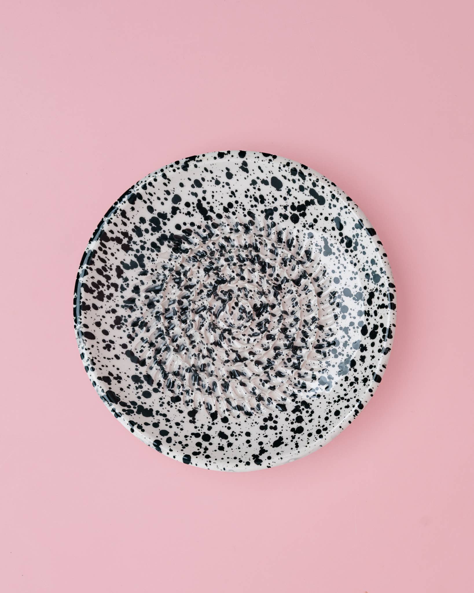 Small Ceramic Garlic Grater Plate — Galaxia