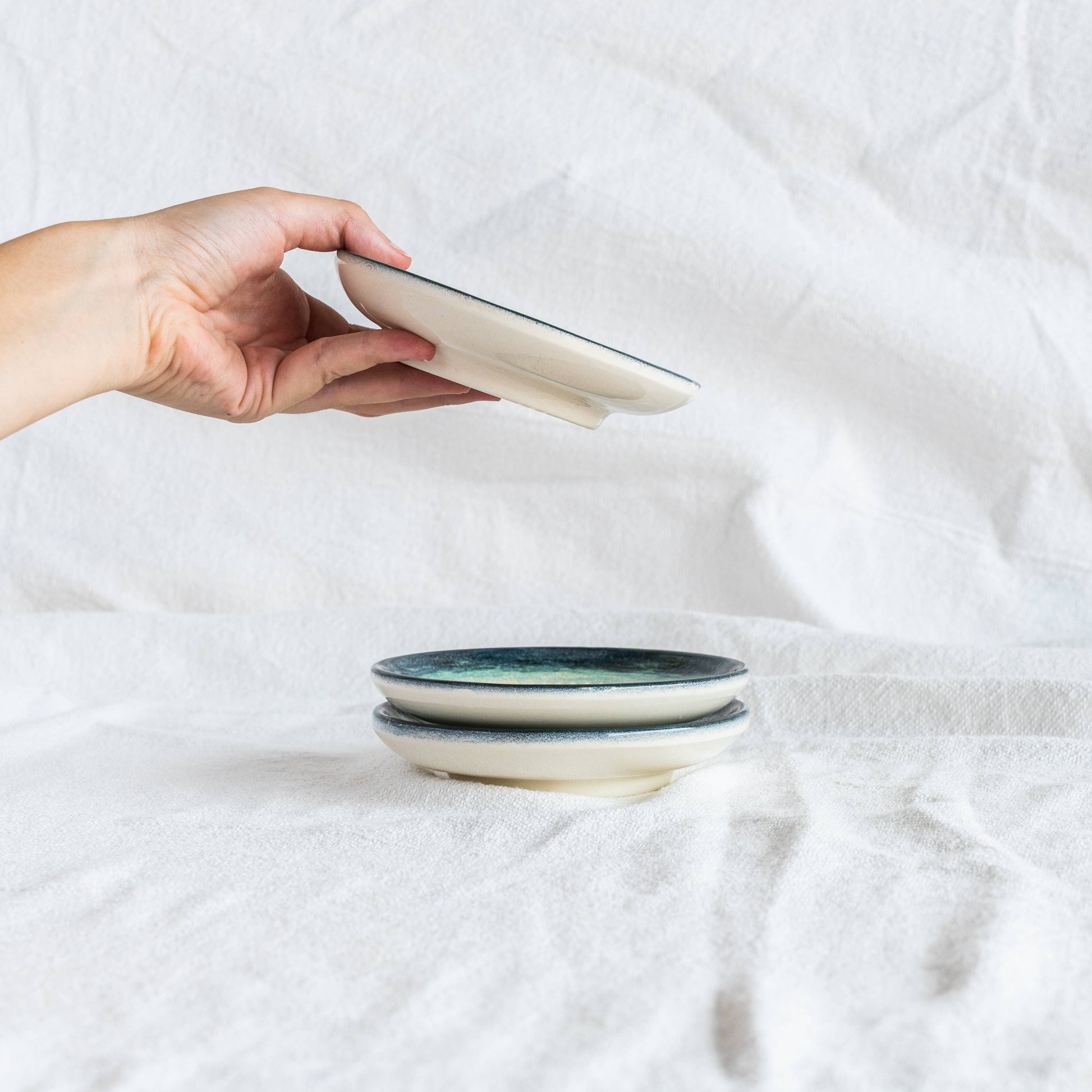 Small Ceramic Garlic Grater Plate — Brisa