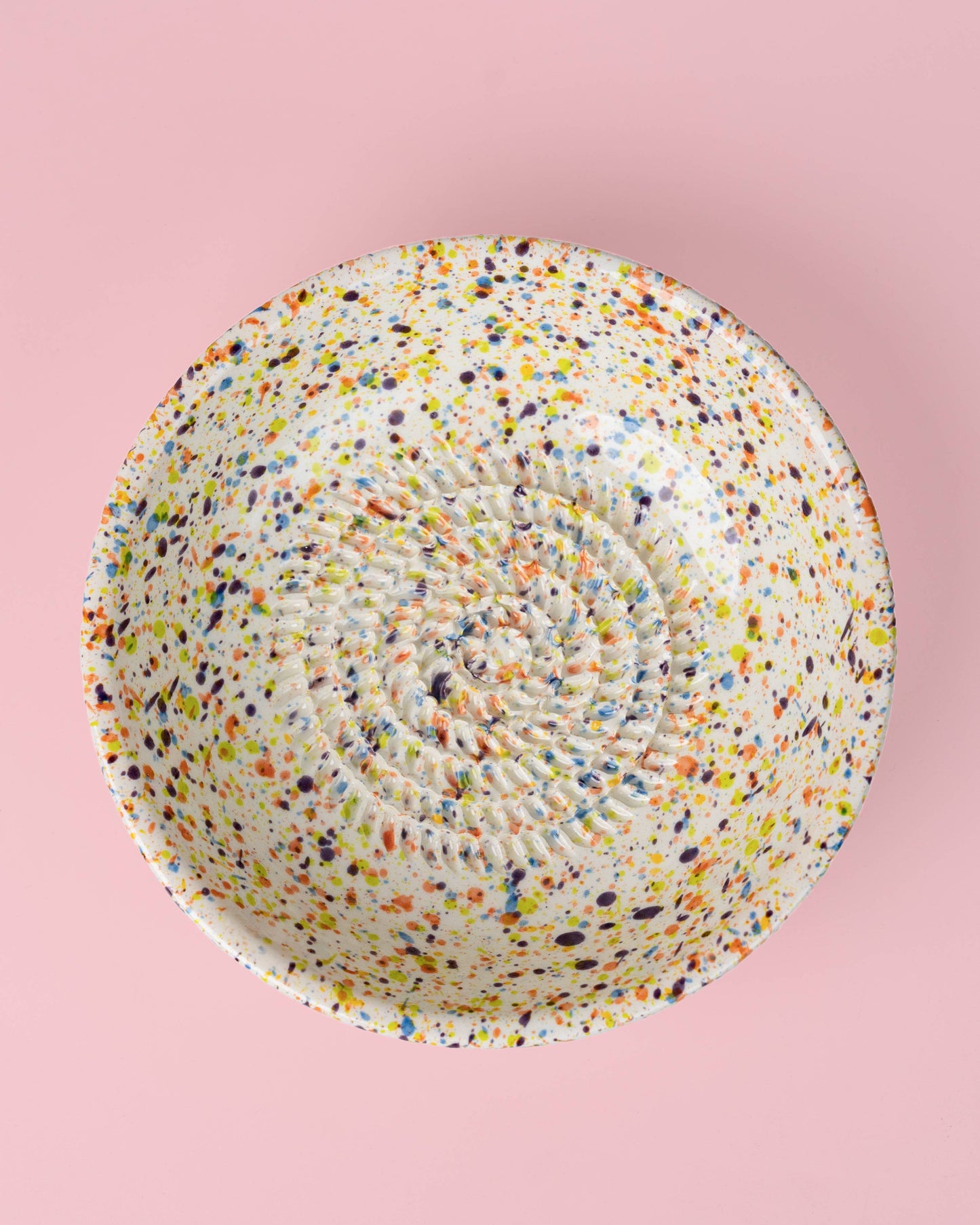 Medium Ceramic Garlic Grater Plate — Carnaval
