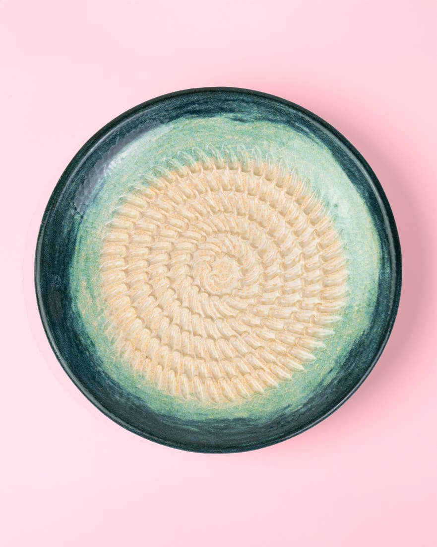 Small Ceramic Garlic Grater Plate — Brisa