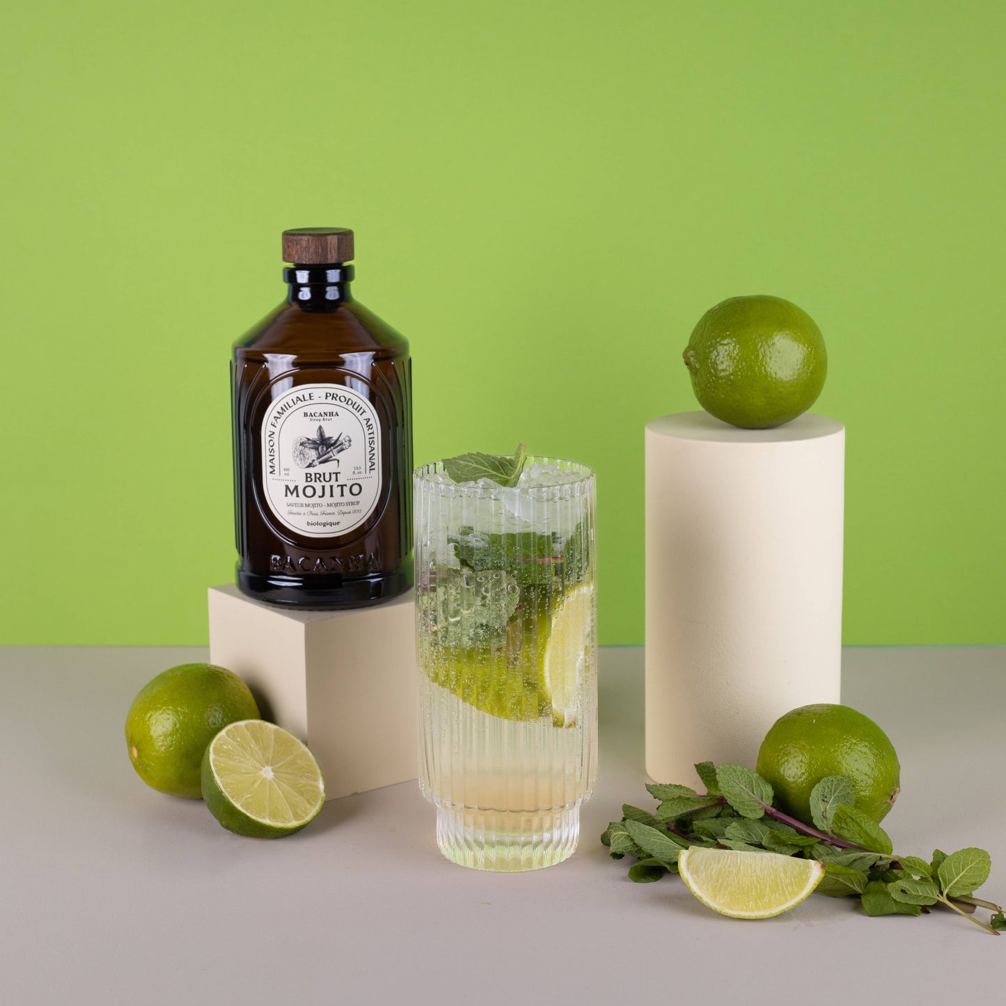 Raw Mojito Syrup - Organic - 400ml - 13,5 Fl. oz.