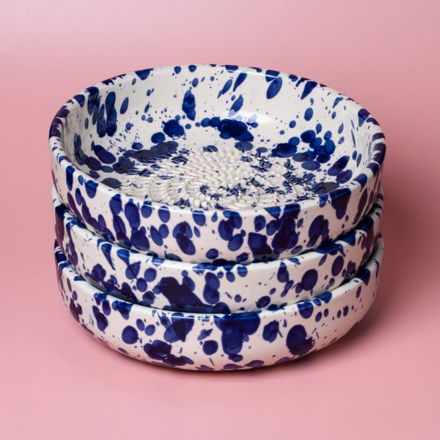 Large Ceramic Garlic Grater Plate — Persia