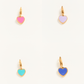 Coeur Dragée 4 colors — Set of Heart-Shaped Charms