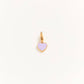 Coeur Dragée 4 colors — Set of Heart-Shaped Charms