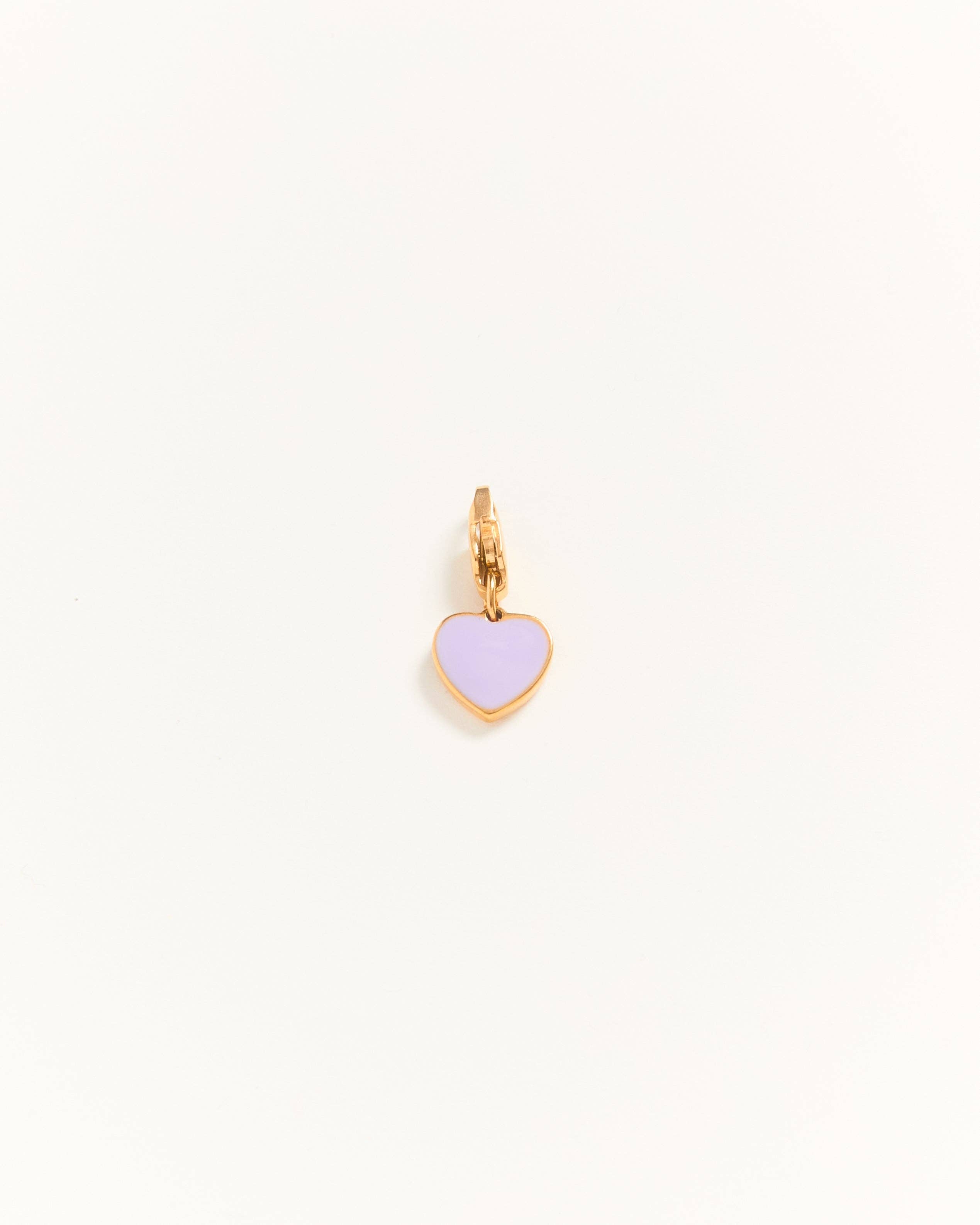 Coeur Dragée 4 colors — Set of Heart-Shaped Charms