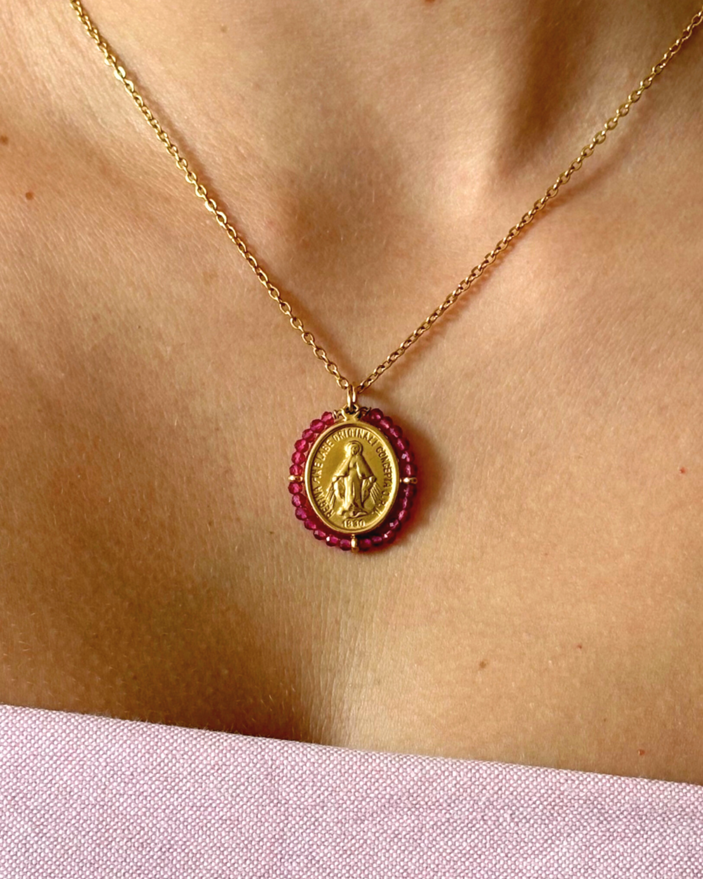 Santa Maria — Necklace Grenat