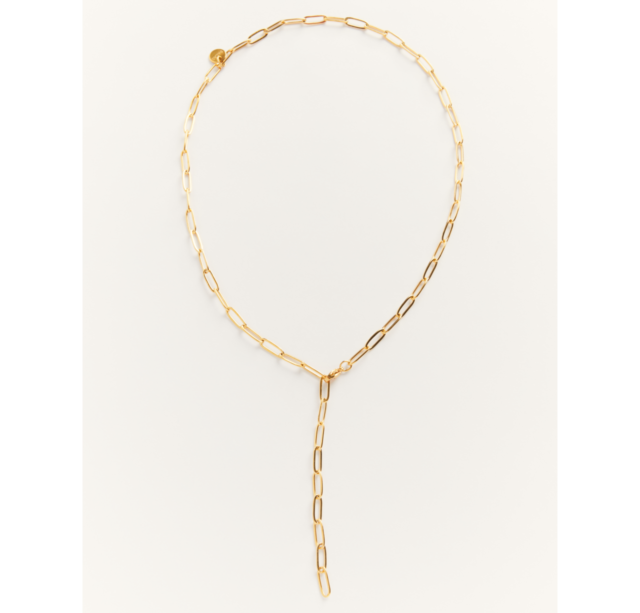 Juliet Y — Long golden chain necklace