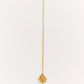 Santa Maria Bora Bora — golden medal necklace with stones