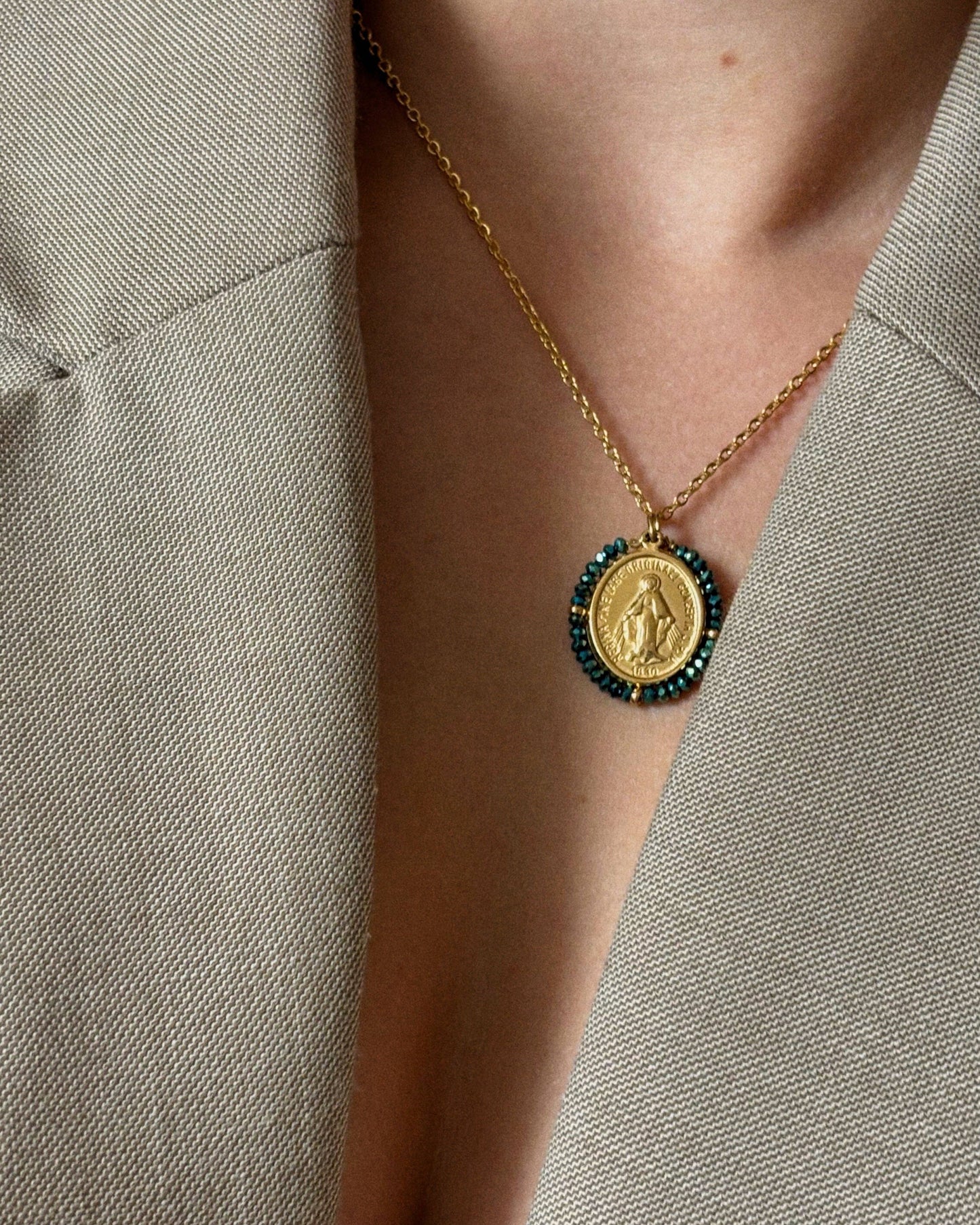 Santa Maria — Necklace Shiny Azul