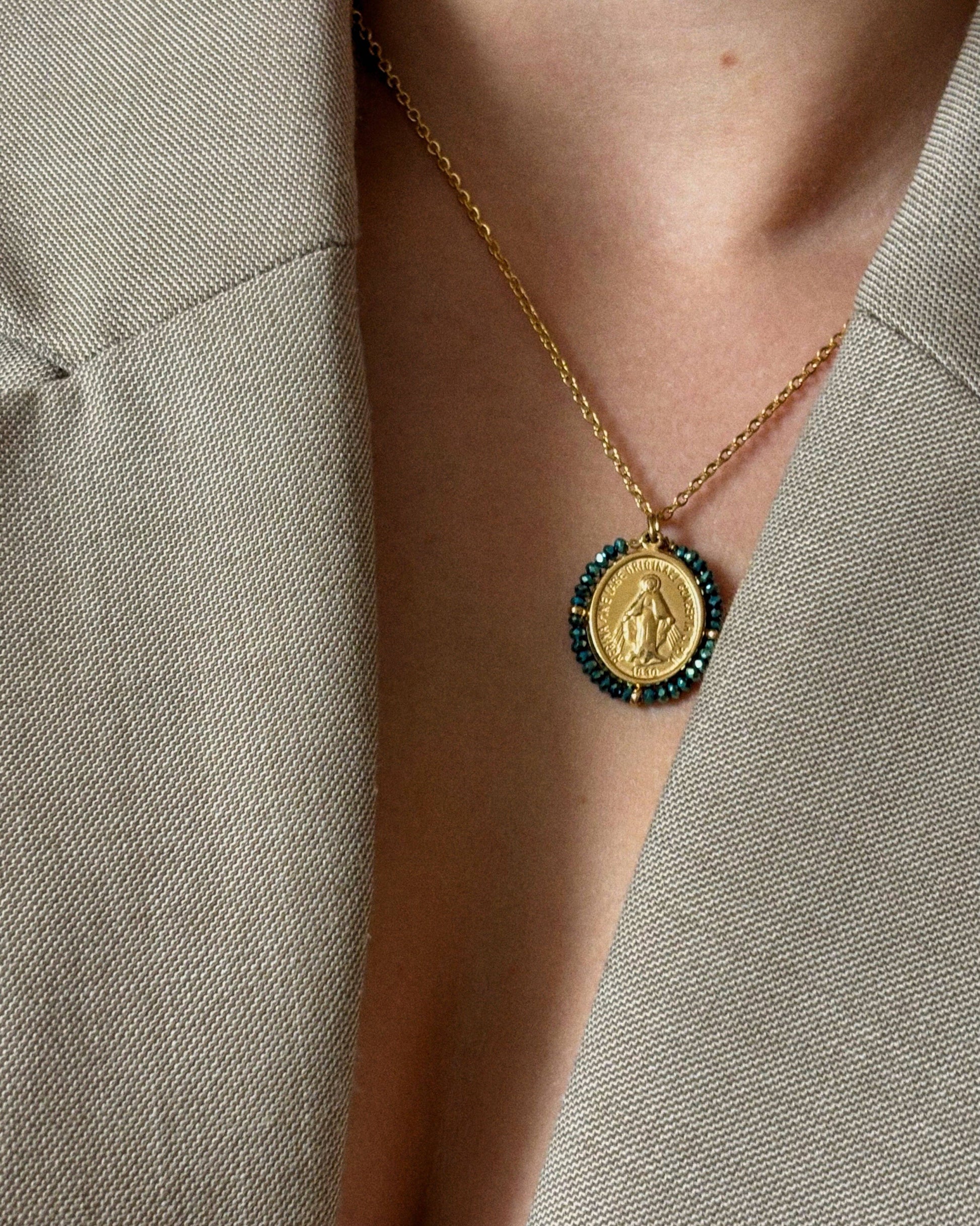 Santa Maria — Necklace Shiny Azul