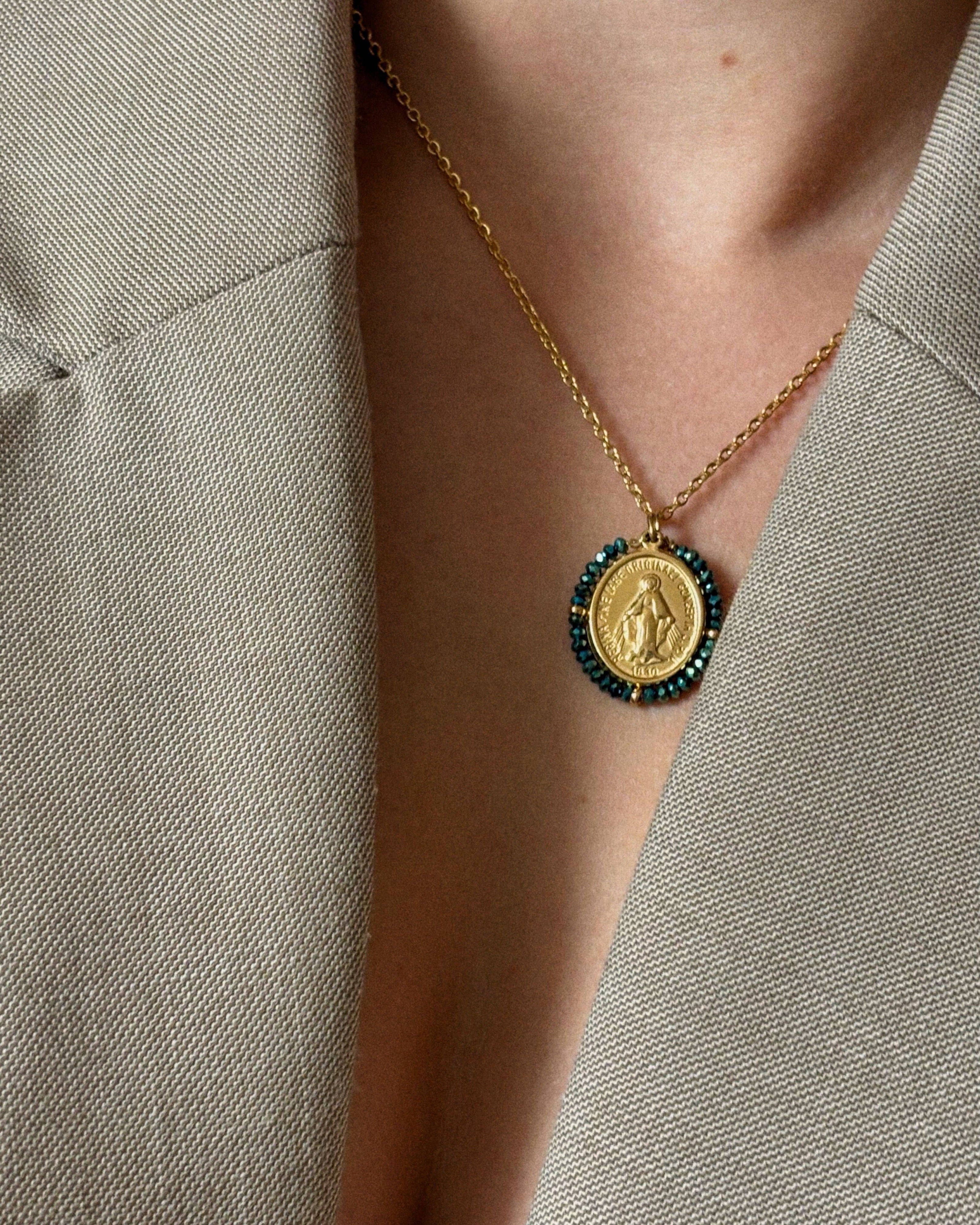 Santa Maria — Necklace Shiny Azul