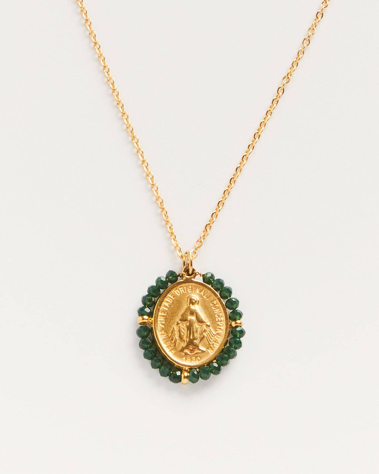 Santa Maria — Necklace Forest Green