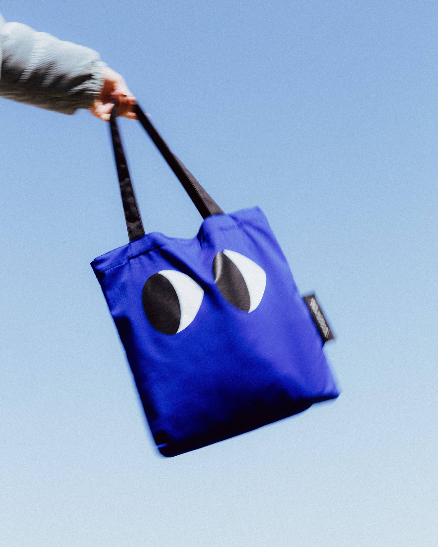 Eyes tote bag – Blue