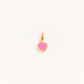 Coeur Dragée 4 colors — Set of Heart-Shaped Charms