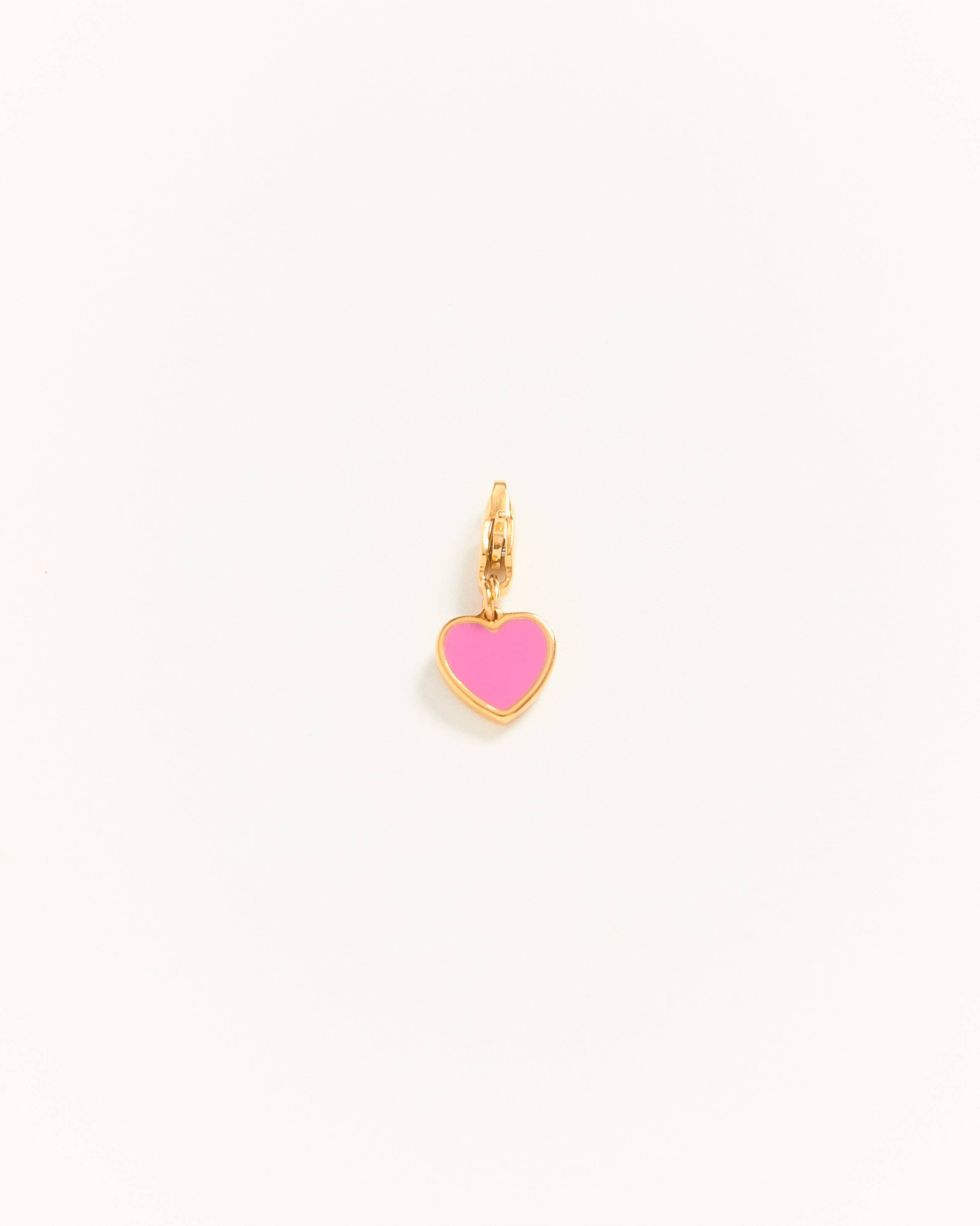Coeur Dragée 4 colors — Set of Heart-Shaped Charms