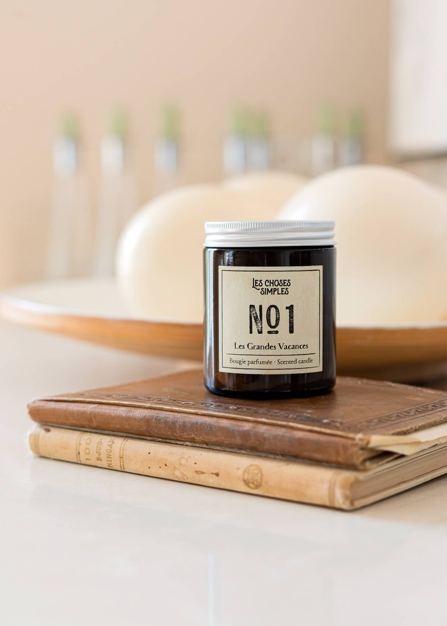 Scented Soy-Wax Candle -Nr1 (Amber)