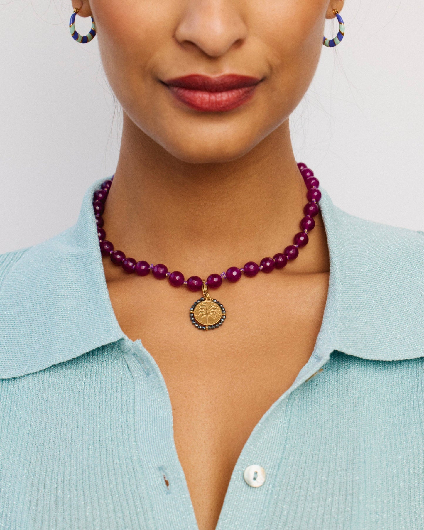 Barbara — Choker & Charm Set