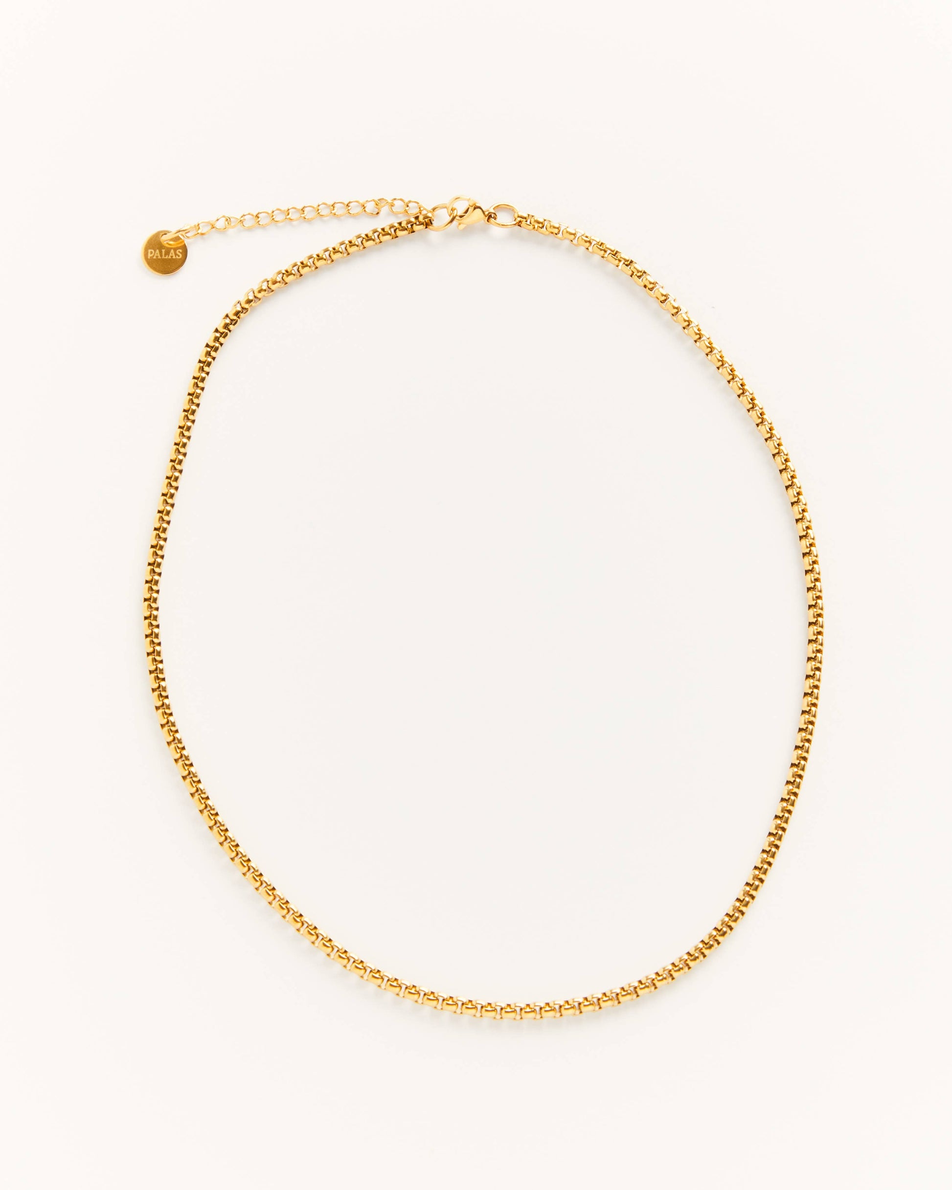 Ana Choker — short chain necklace in gold stainless steel
