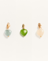 Coeur Jade — Heart-shaped dangle charm in Jade