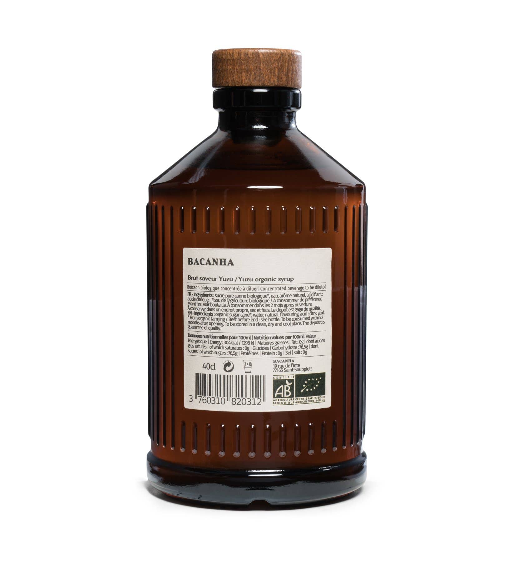 Raw Yuzu Syrup - Organic - 400ml - 13,5 Fl. oz.