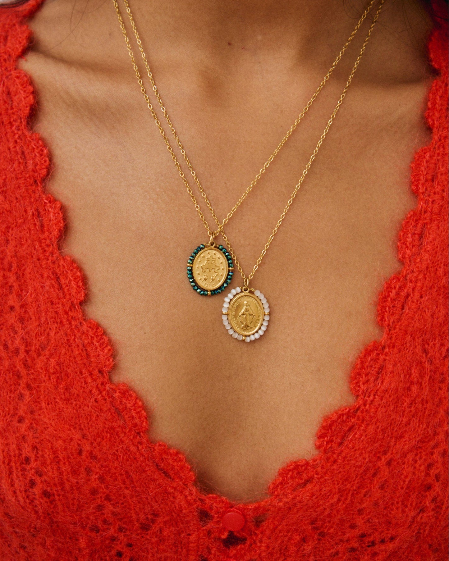 Santa Maria Precious — Necklace White
