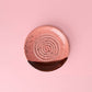 Small Ceramic Garlic Grater Plate — Chocolate