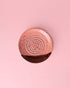 Small Ceramic Garlic Grater Plate — Chocolate