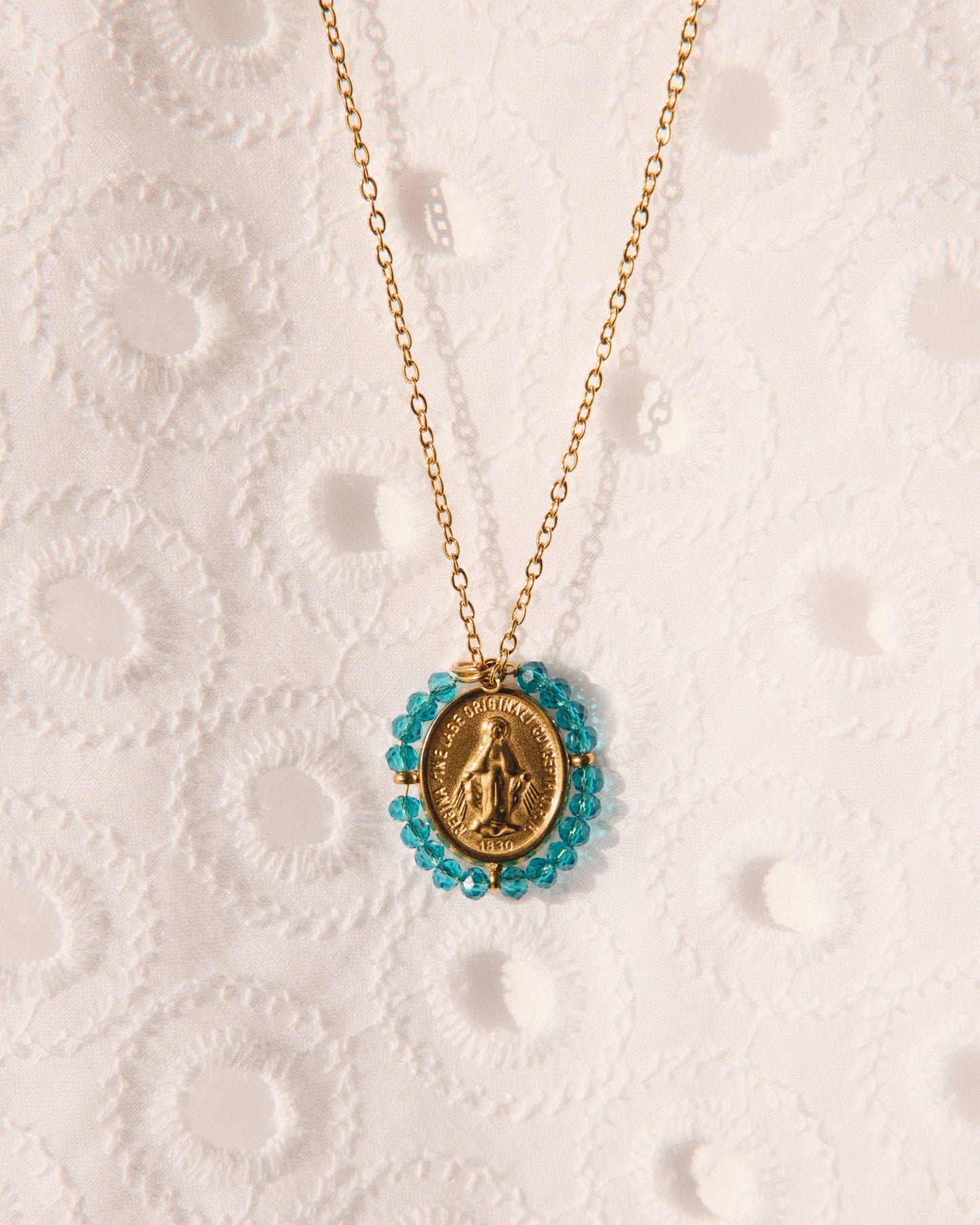 Santa Maria — Necklace Cerulean Blue