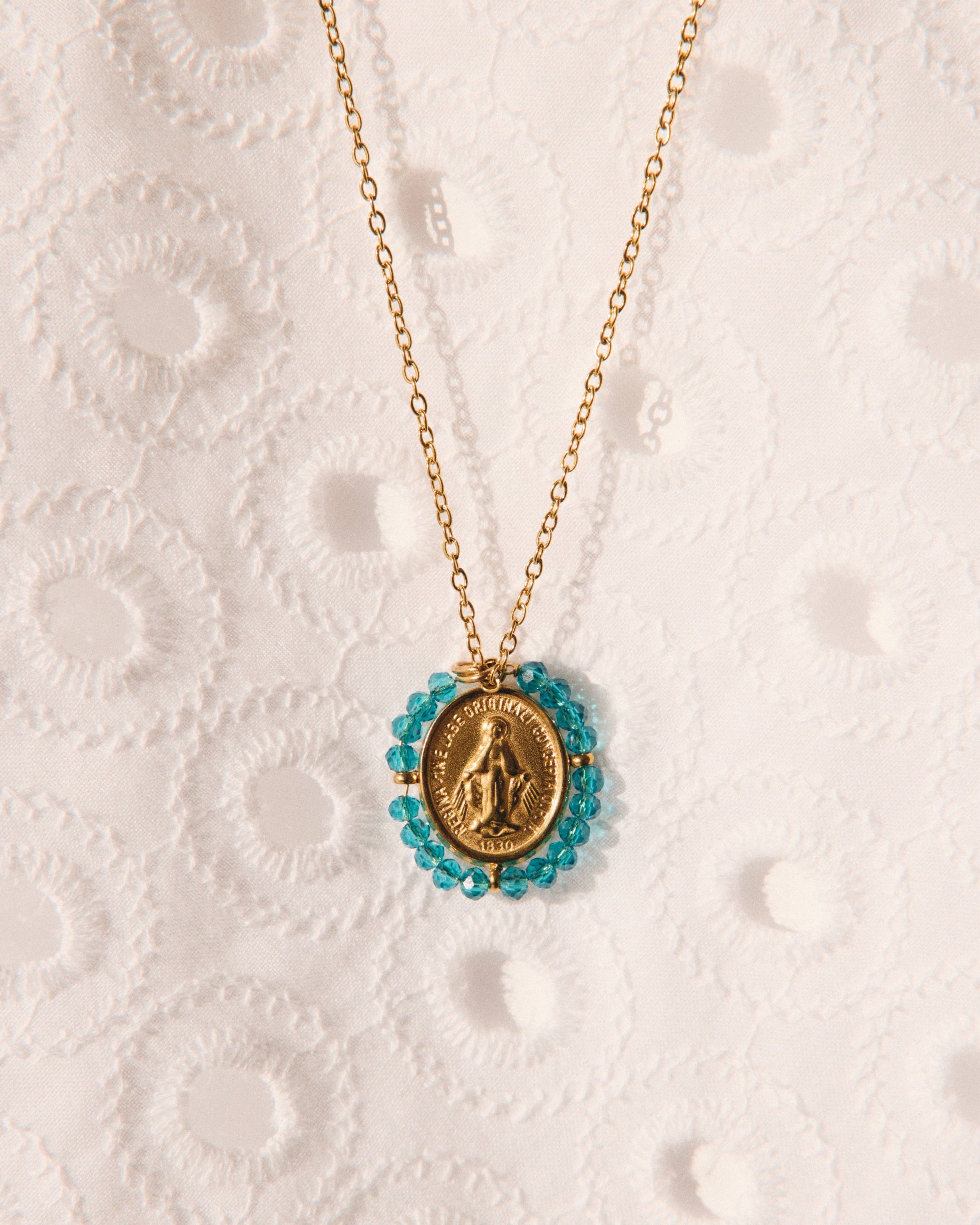 Santa Maria — Necklace Cerulean Blue