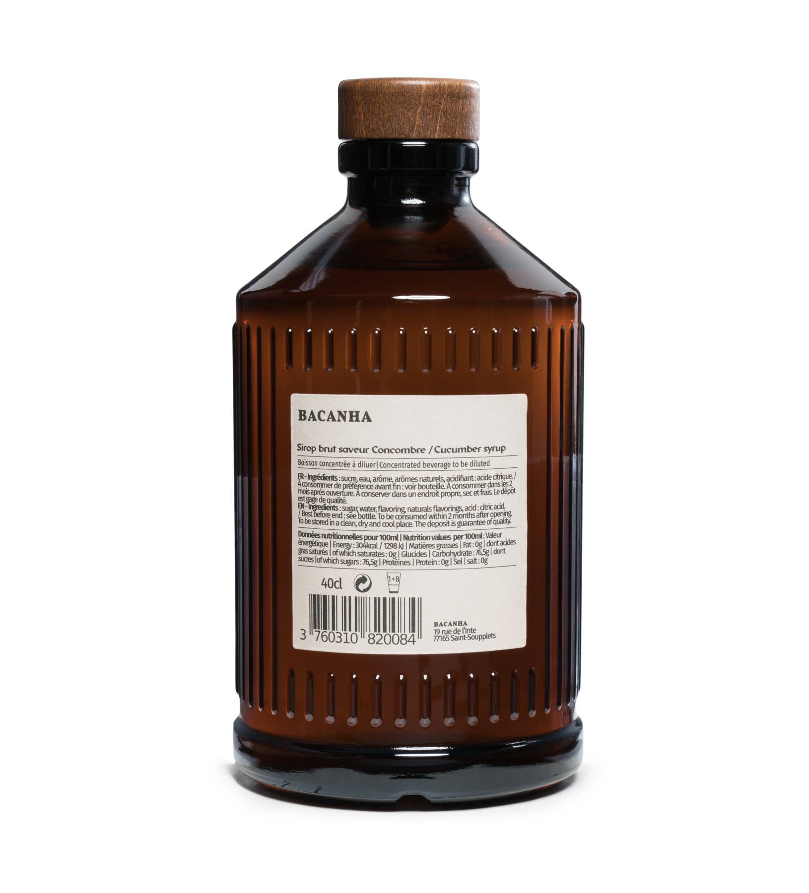 Raw Cucumber Syrup - 400ml - 13,5 Fl. oz.