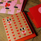 Valentines Cards - Hearts - pack of 6