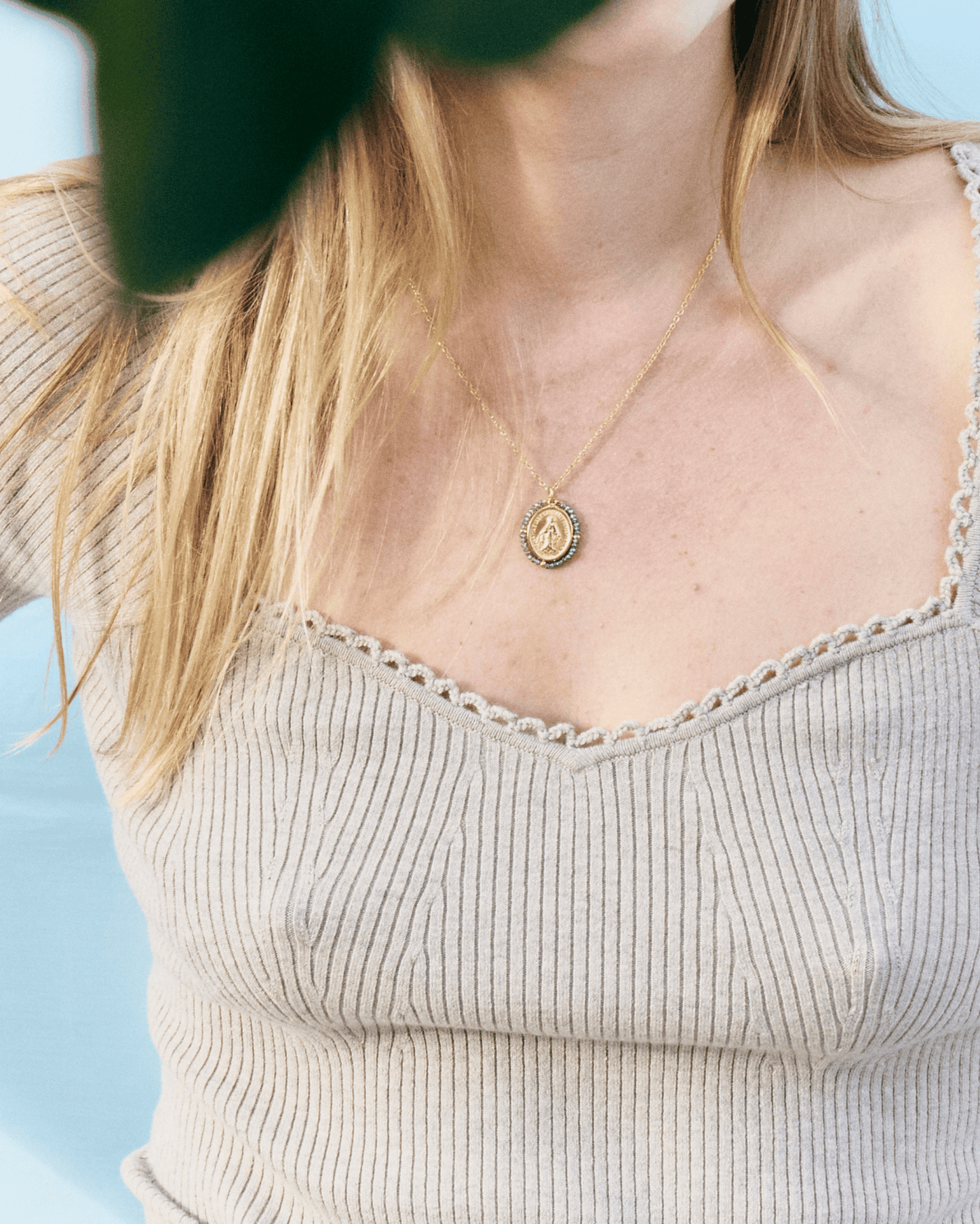 Santa Maria — Necklace Shiny Light Blue