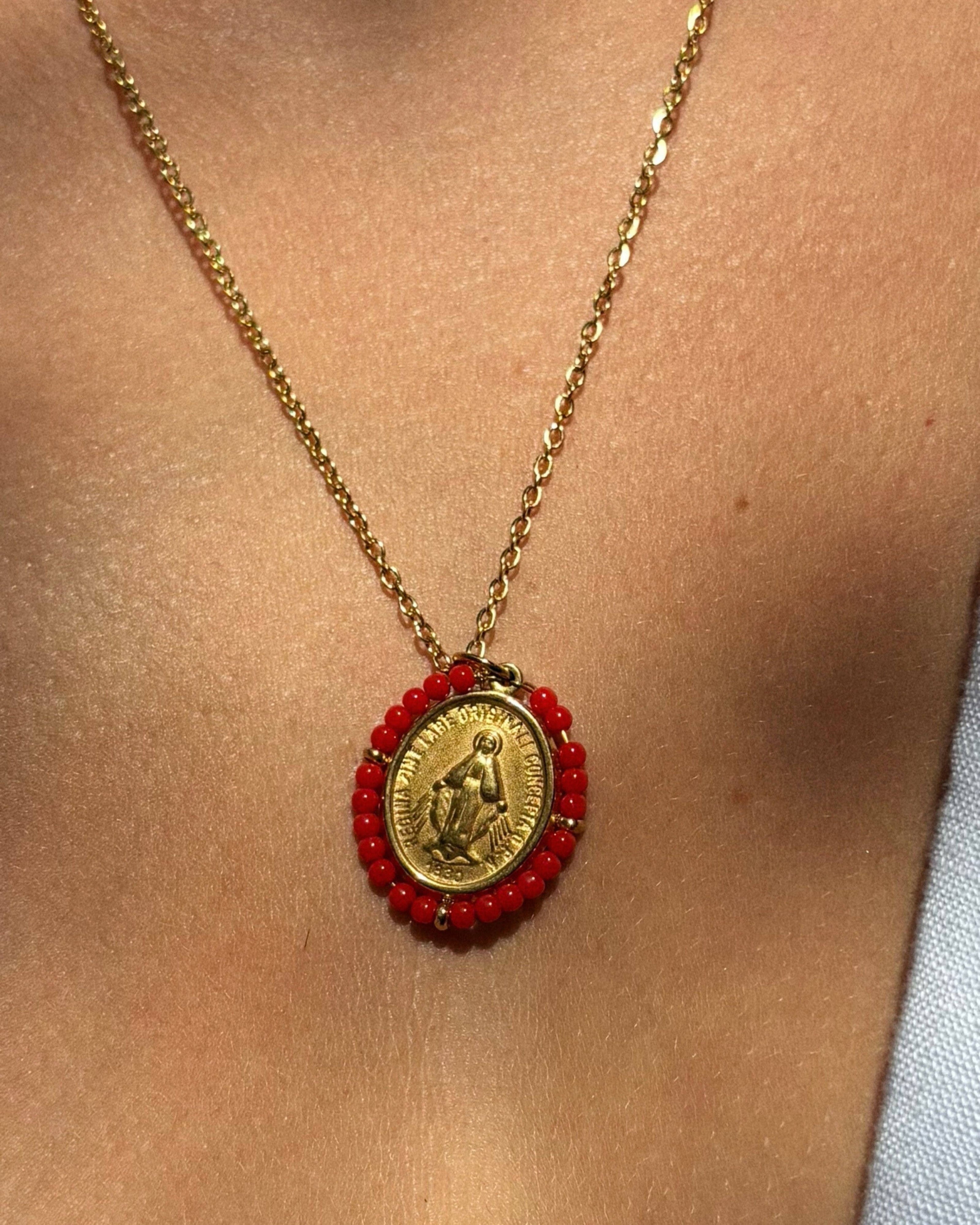 Santa Maria Precious — Necklace Spicy Red