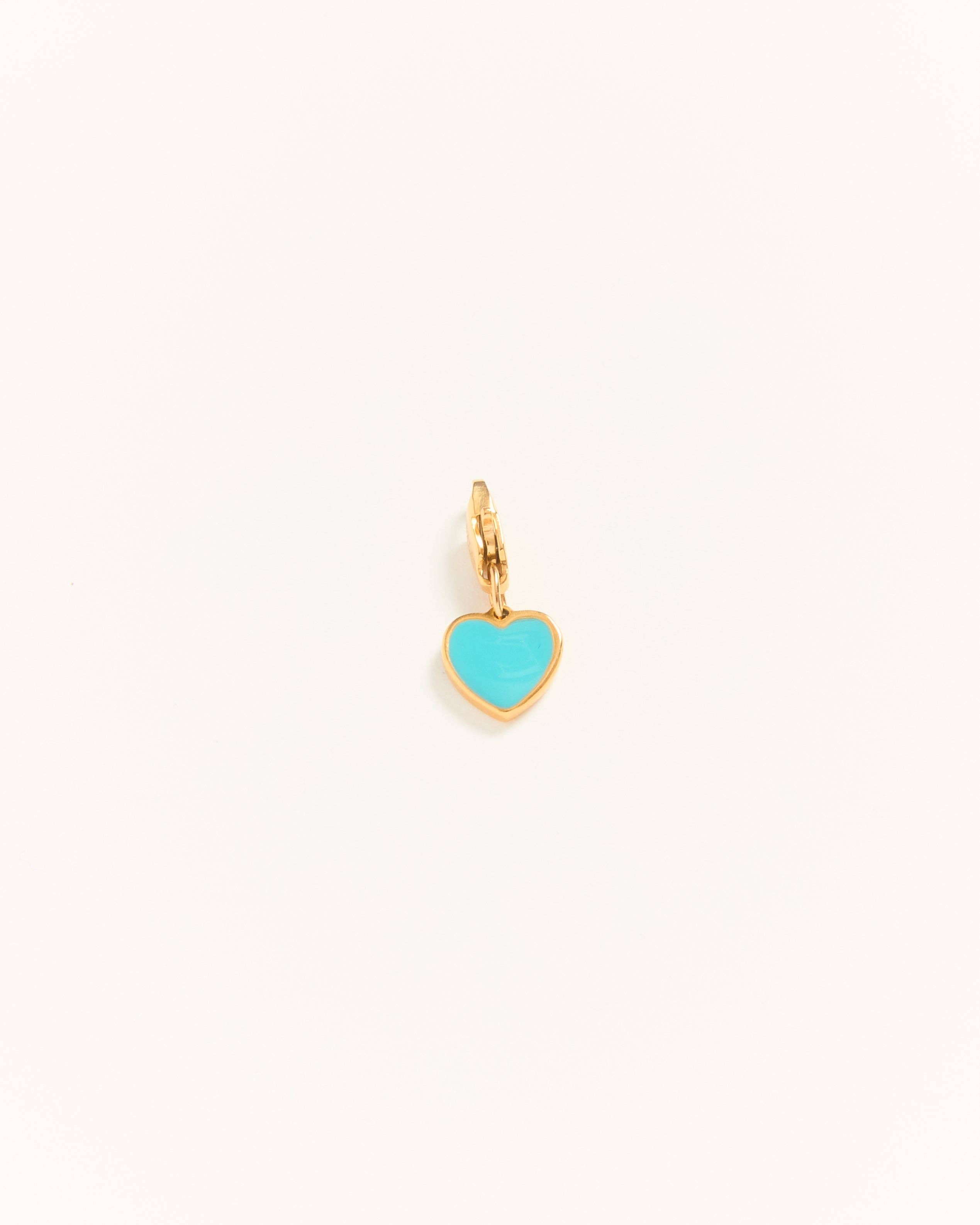 Coeur Dragée 4 colors — Set of Heart-Shaped Charms