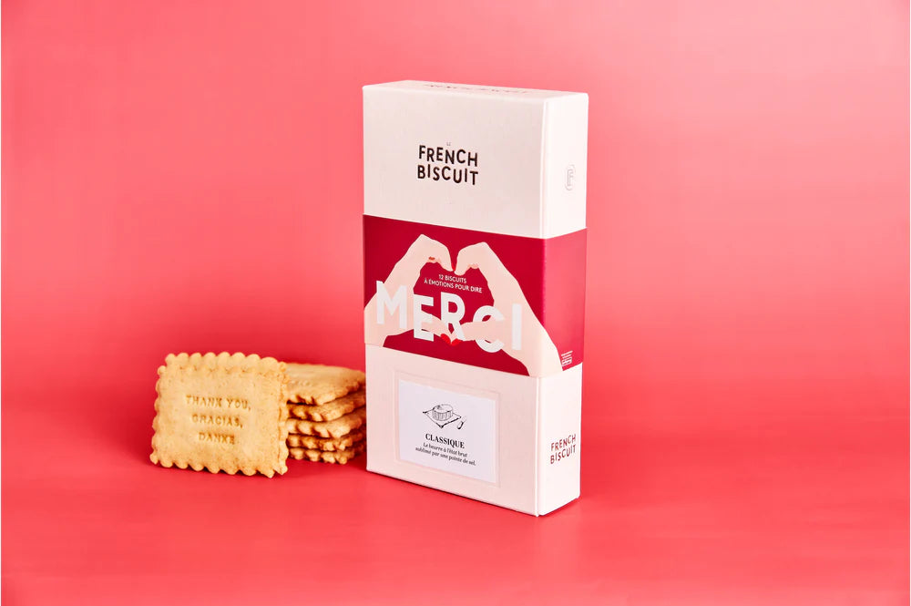 "Merci" – Message Biscuits Gift Box