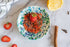 Small Ceramic Garlic Grater Plate — Coral