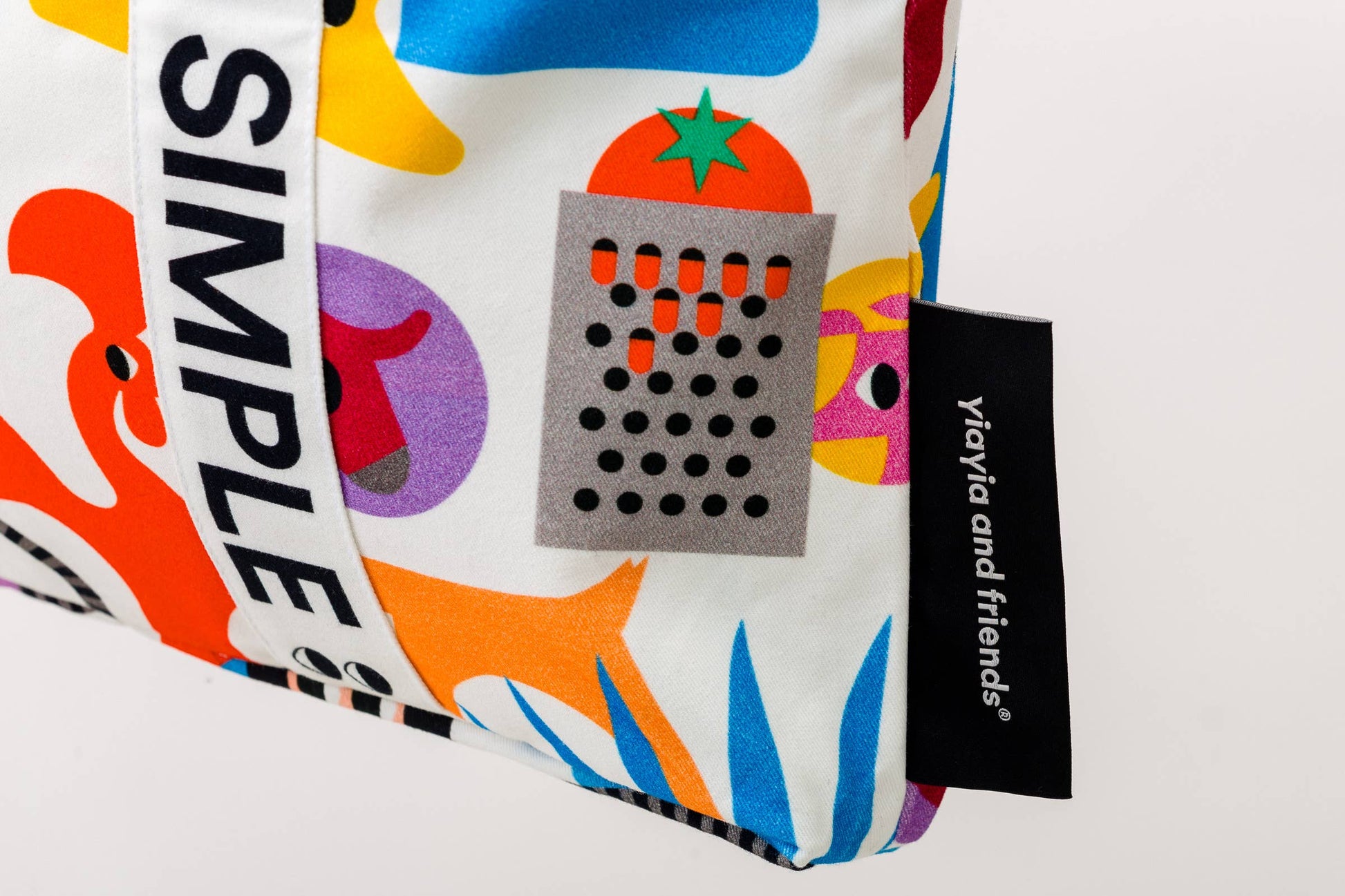 Multicolor tote bag